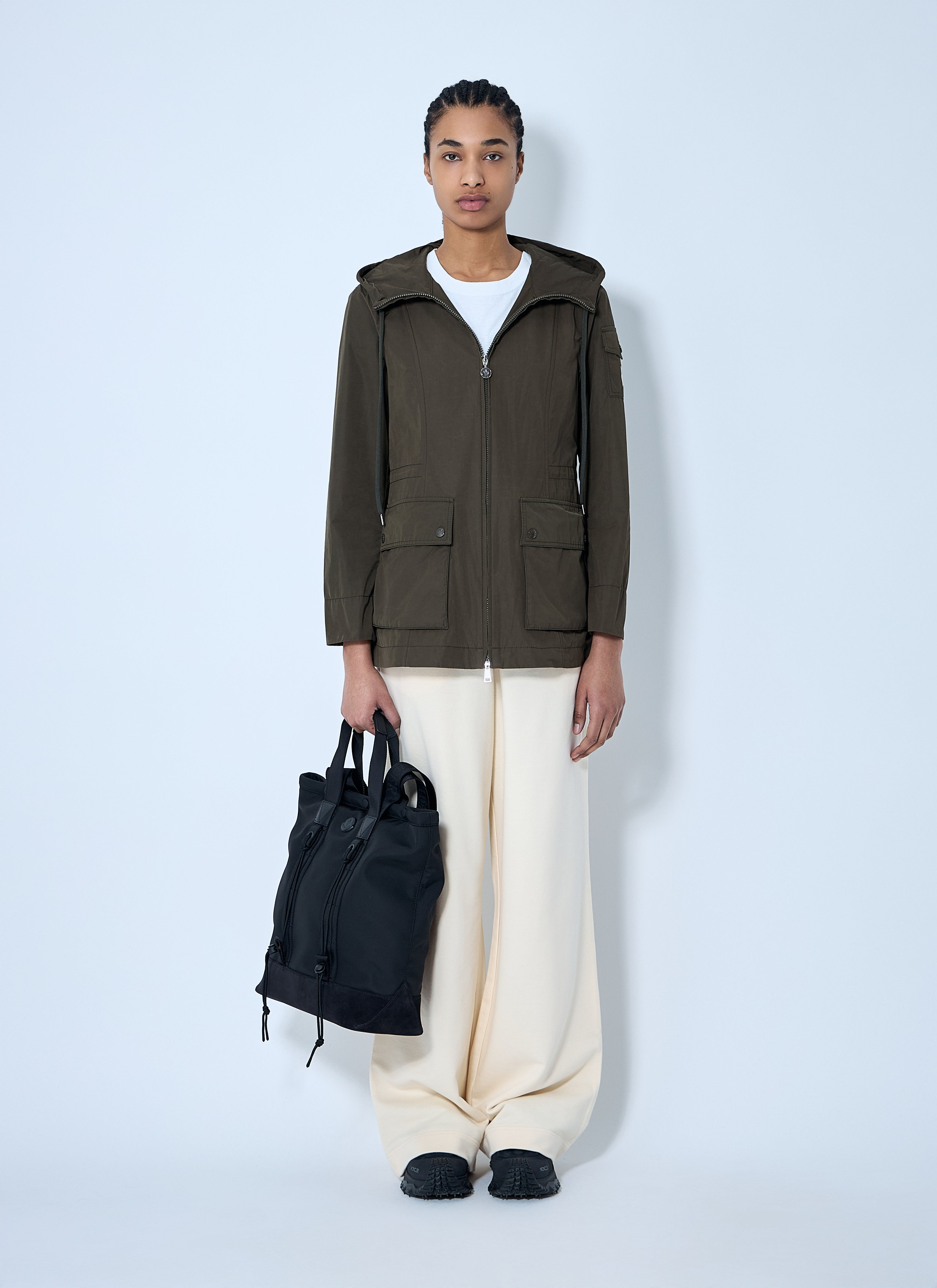 Moncler Women Leandro Short Parka Jacket - 2