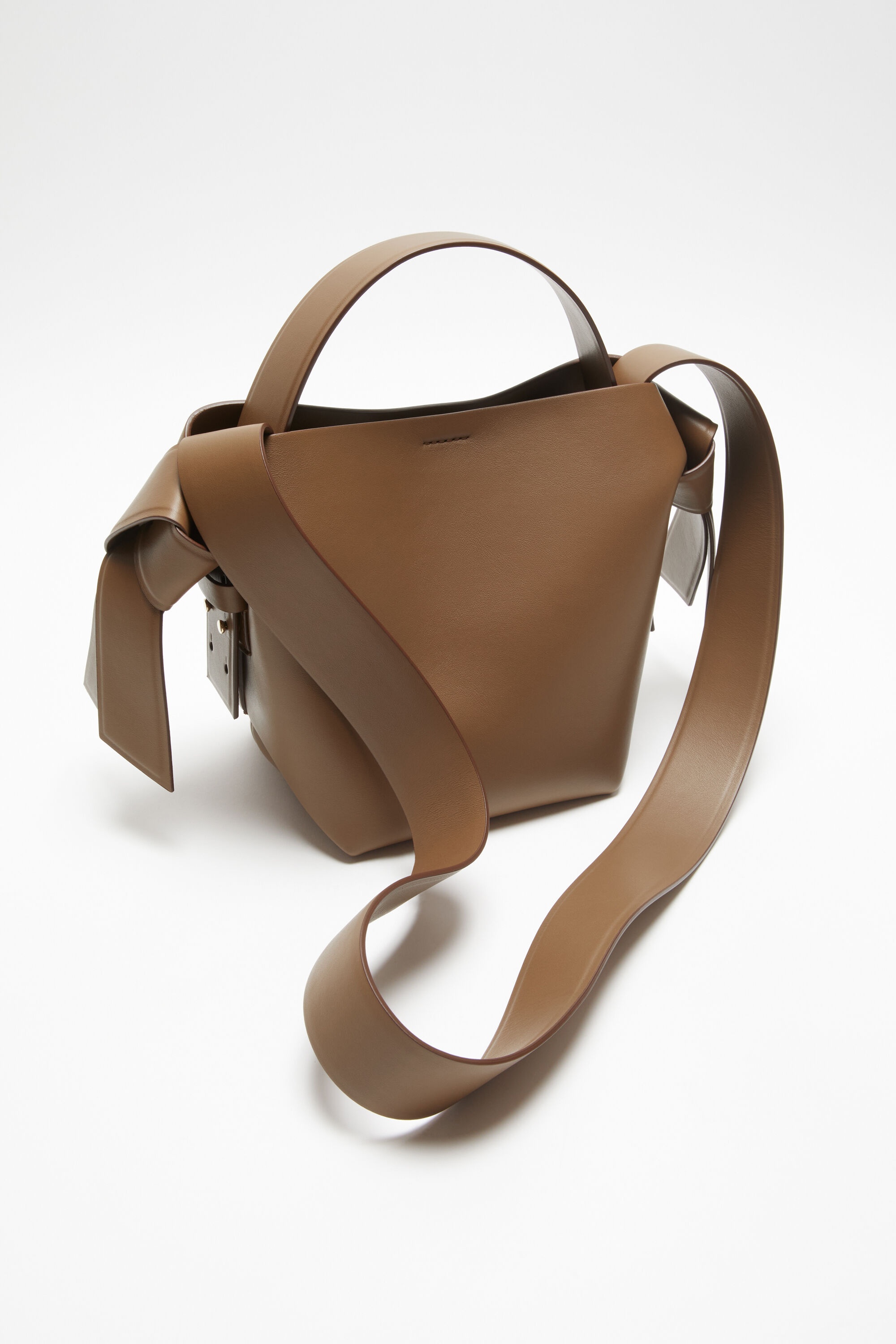Musubi mini shoulder bag - Camel brown - 3