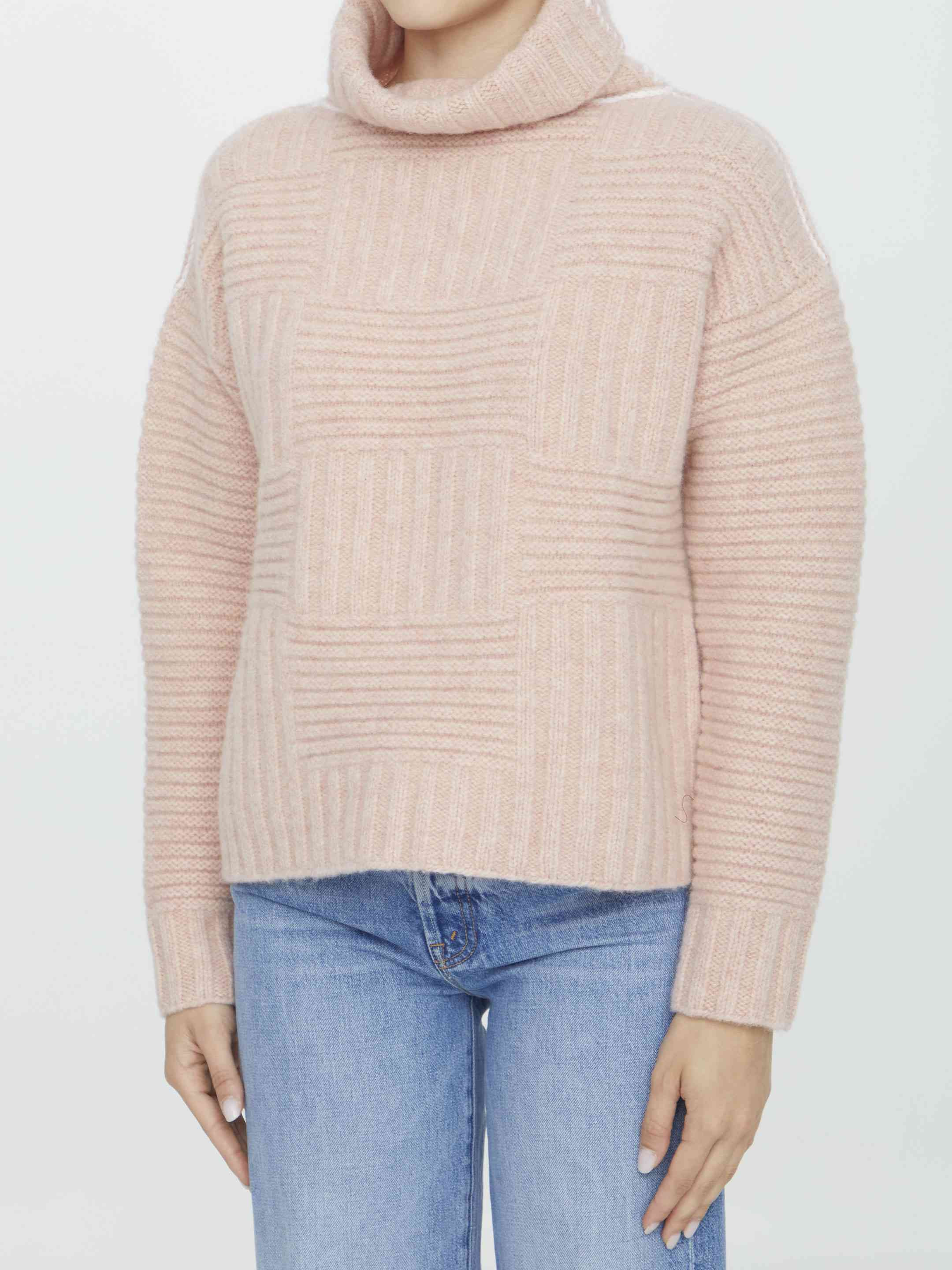Bottega Veneta Women Wool Turtleneck Sweater - 2