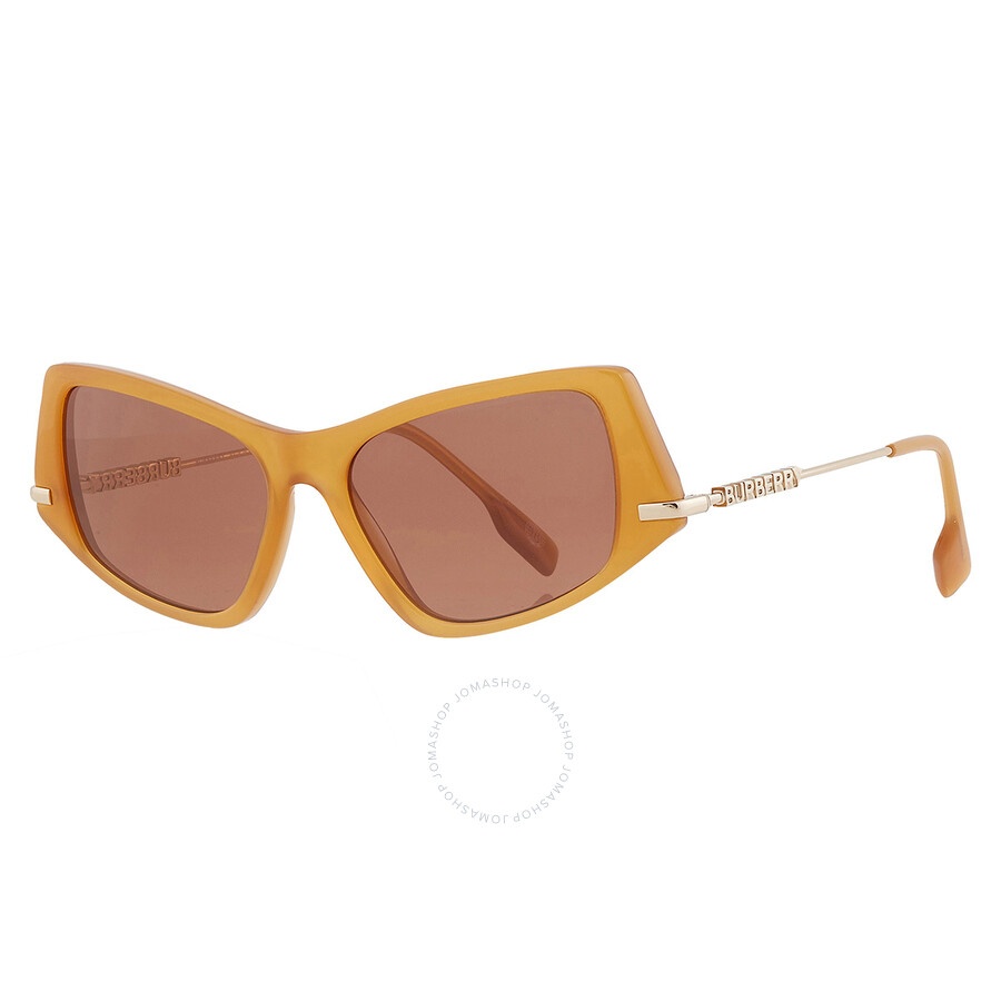Burberry Brown Irregular Ladies Sunglasses BE4408 409473 52 - 3
