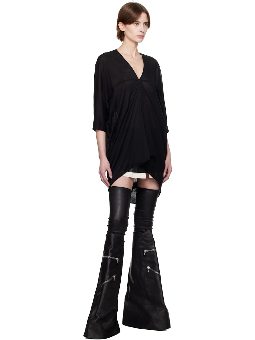 Black Hollywood Kite Blouse - 4