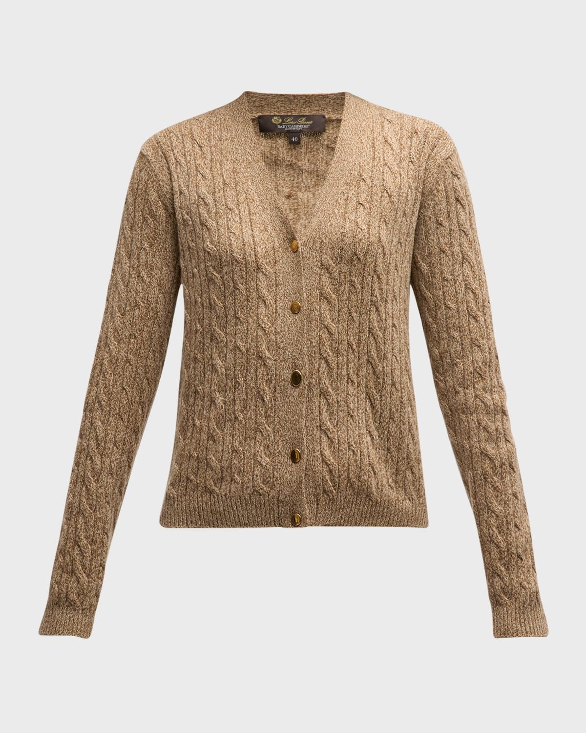 Baby Cashmere Cable Knit Cardigan - 1