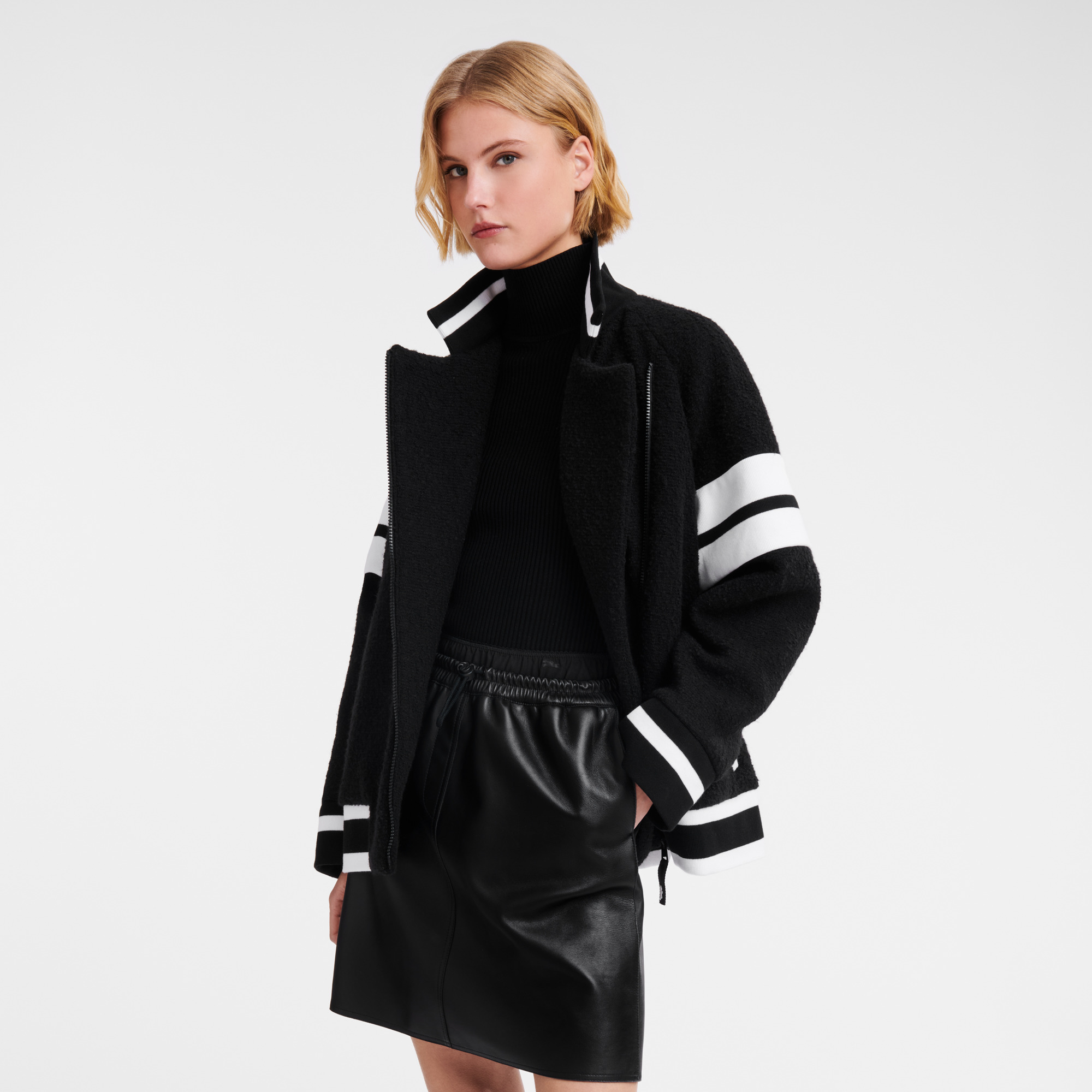 Oversize blouson Black - Bouclette - 4