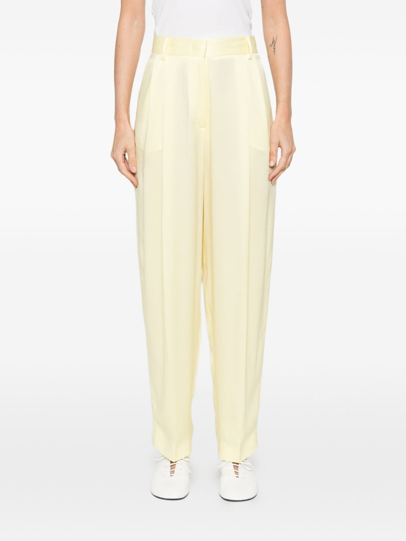 pleated tapered trousers 3