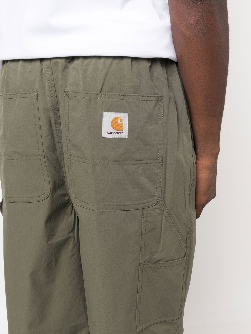 logo-patch detail trousers - 5