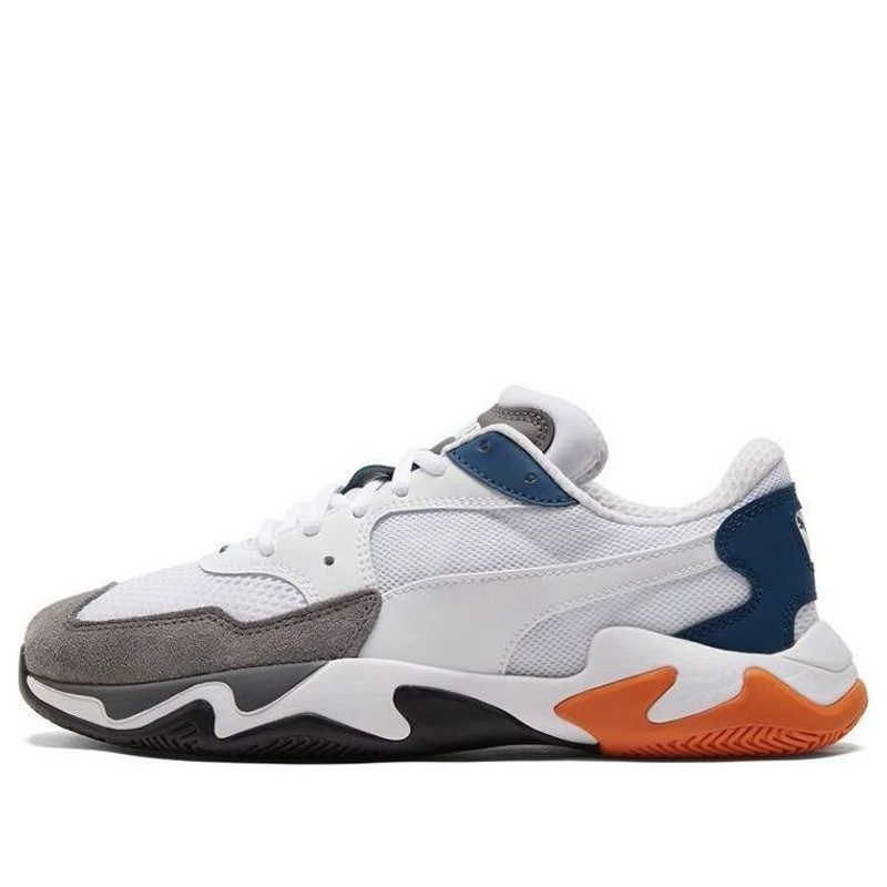 PUMA Unisex 폭풍 근원 운동화 백색/회색/파랑 369770-10 - 1