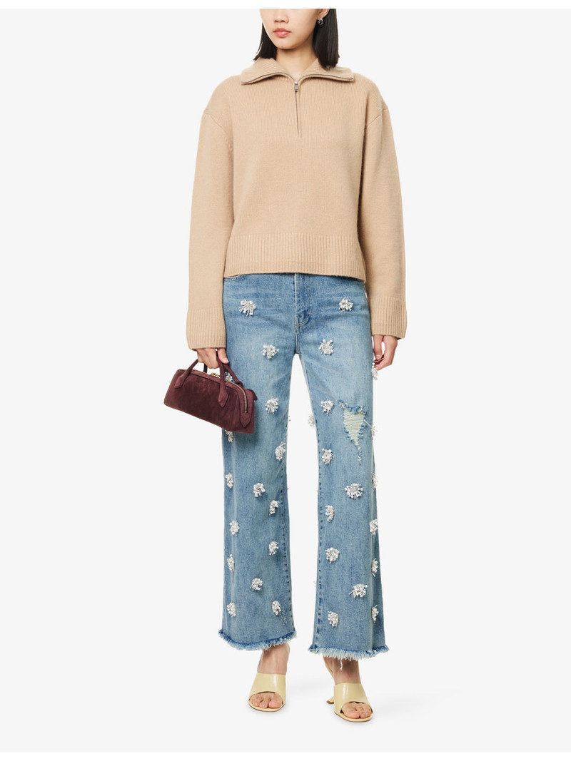 SIMKHAI Andes Half-Zip Cashmere Jumper outlook