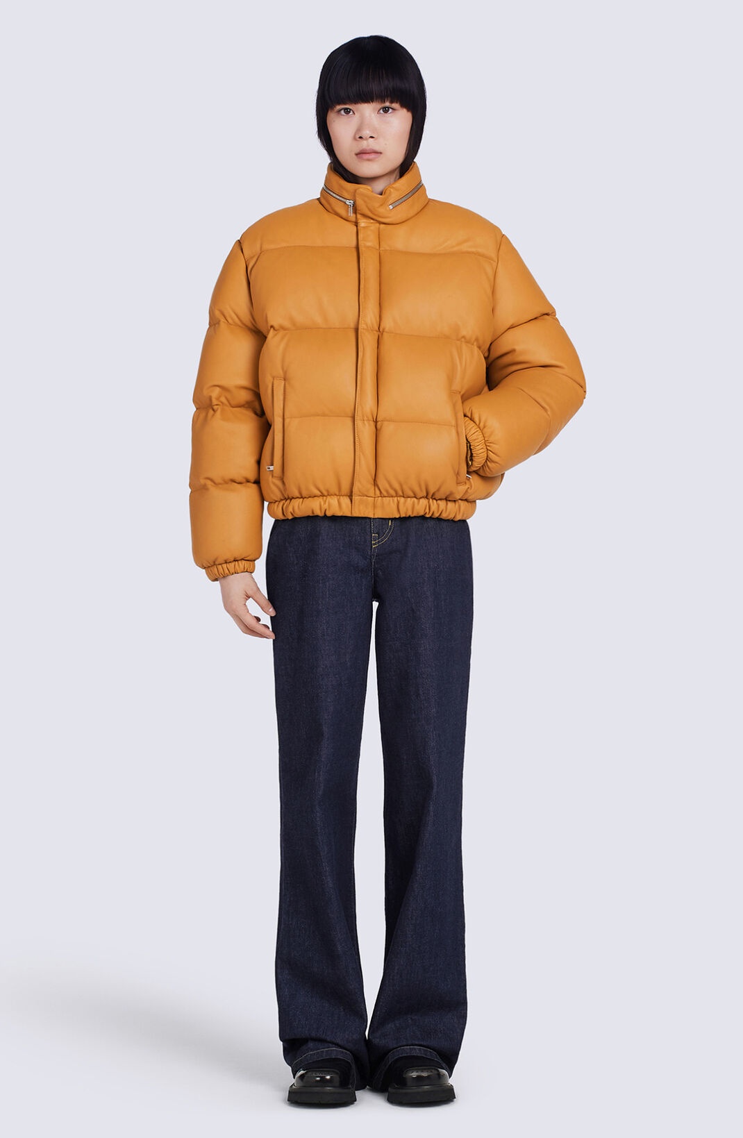 KENZO Leather puffer jacket | REVERSIBLE