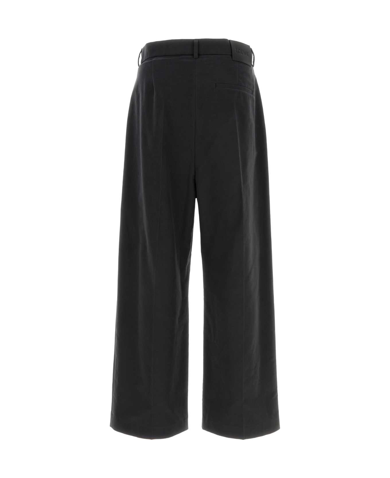 Charcoal Stretch Cotton Pant - 2