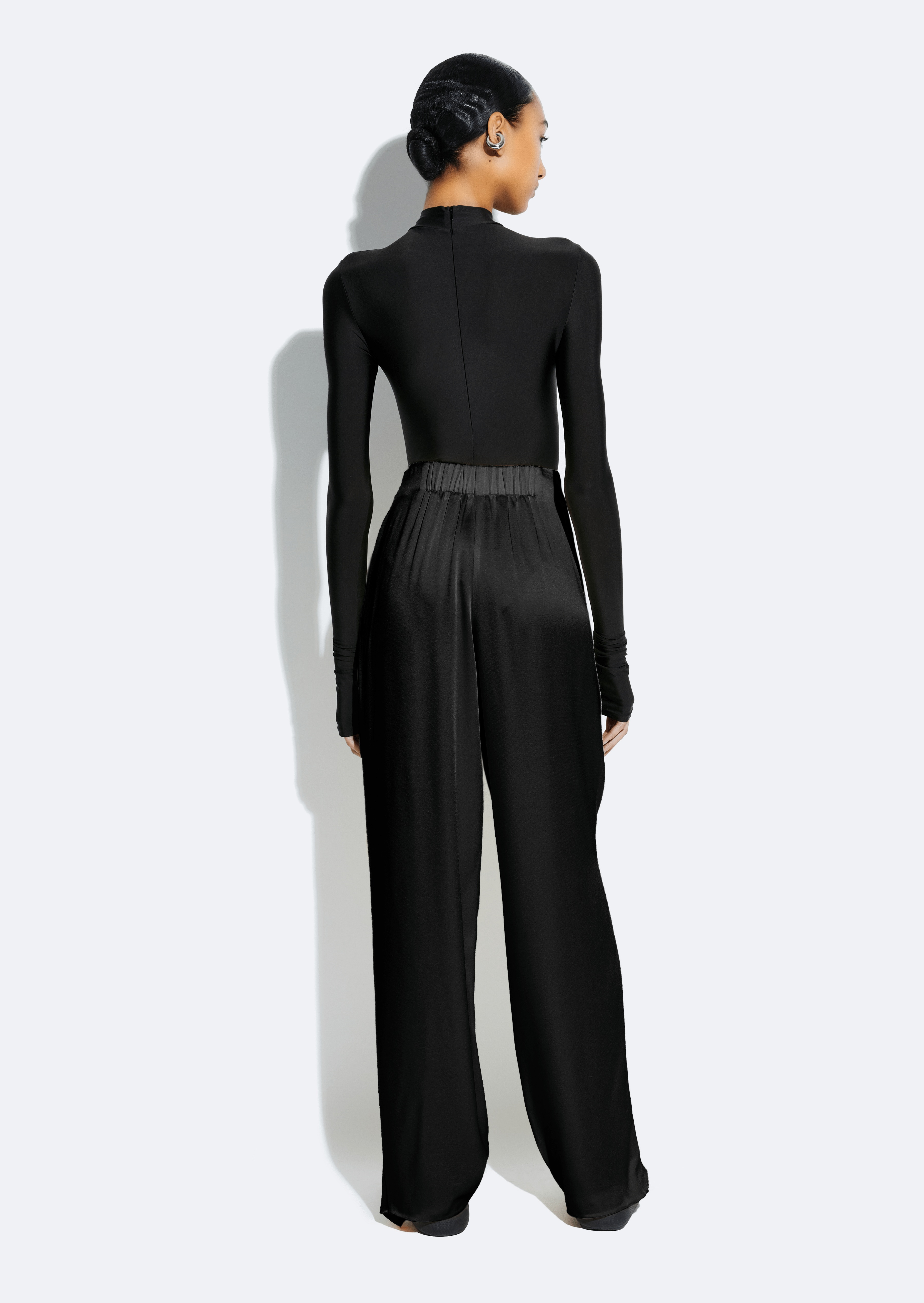 Satin Relaxed Pant - 3