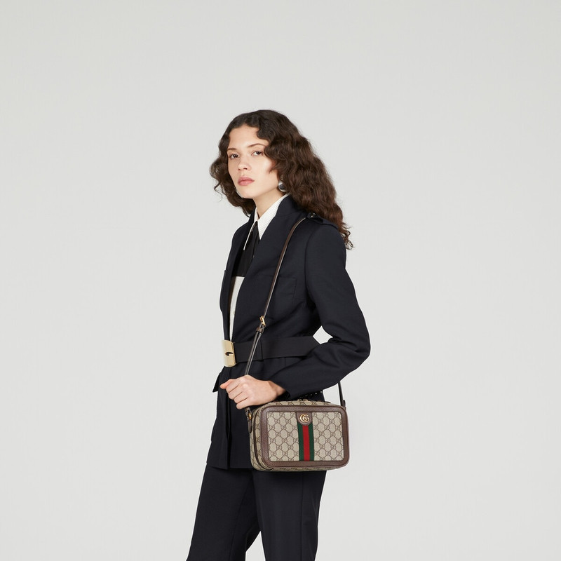 Ophidia small crossbody bag with Web 4