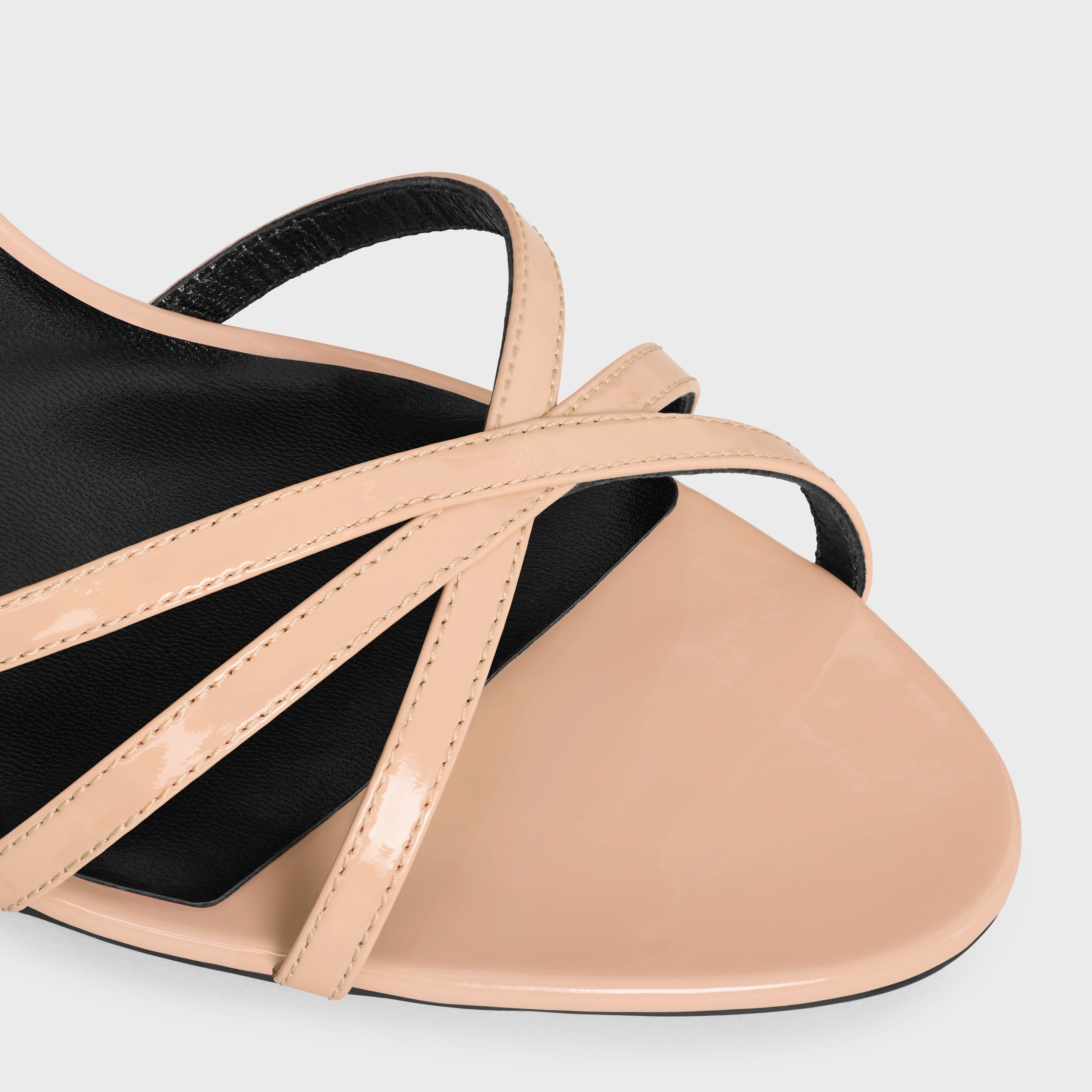 CELINE SOIR SANDAL in PATENT CALFSKIN - 4