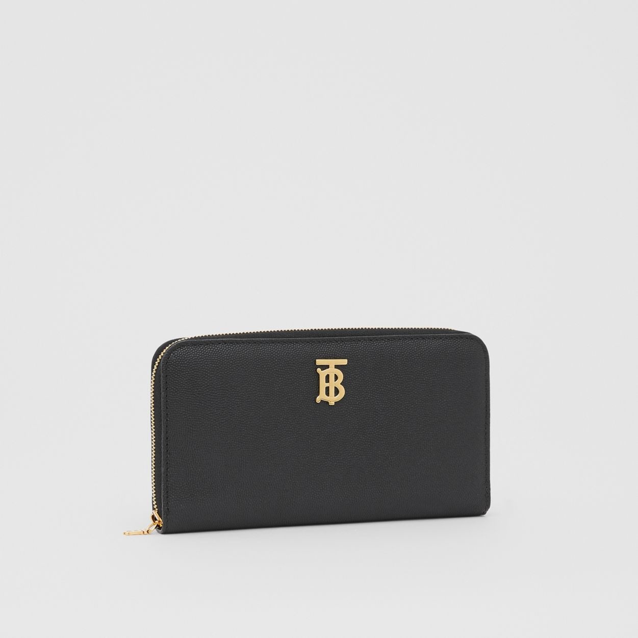 Monogram Motif Grainy Leather Ziparound Wallet - 5