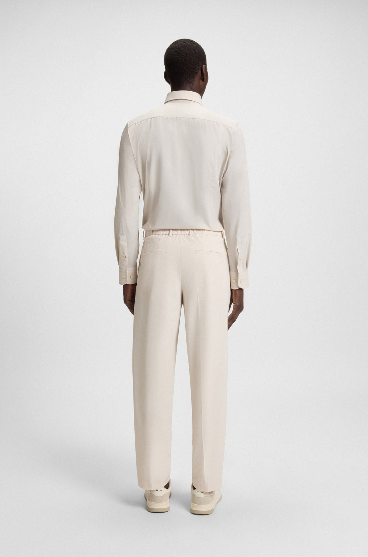 PRINTED SLIM-FIT SHIRT IN PERFORMANCE-STRETCH FABRIC - 5