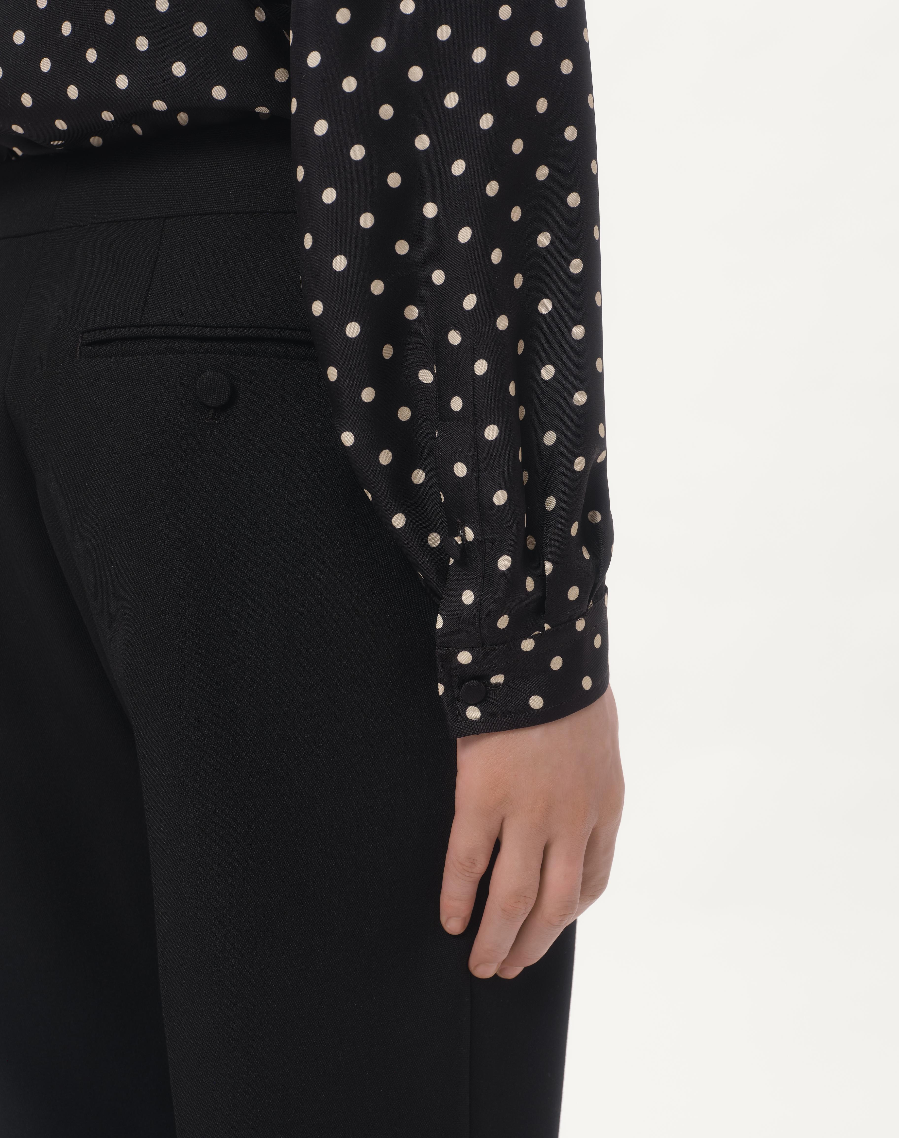 SILK TWILL SHIRT WITH PLUSDEPOIS PRINT - 4