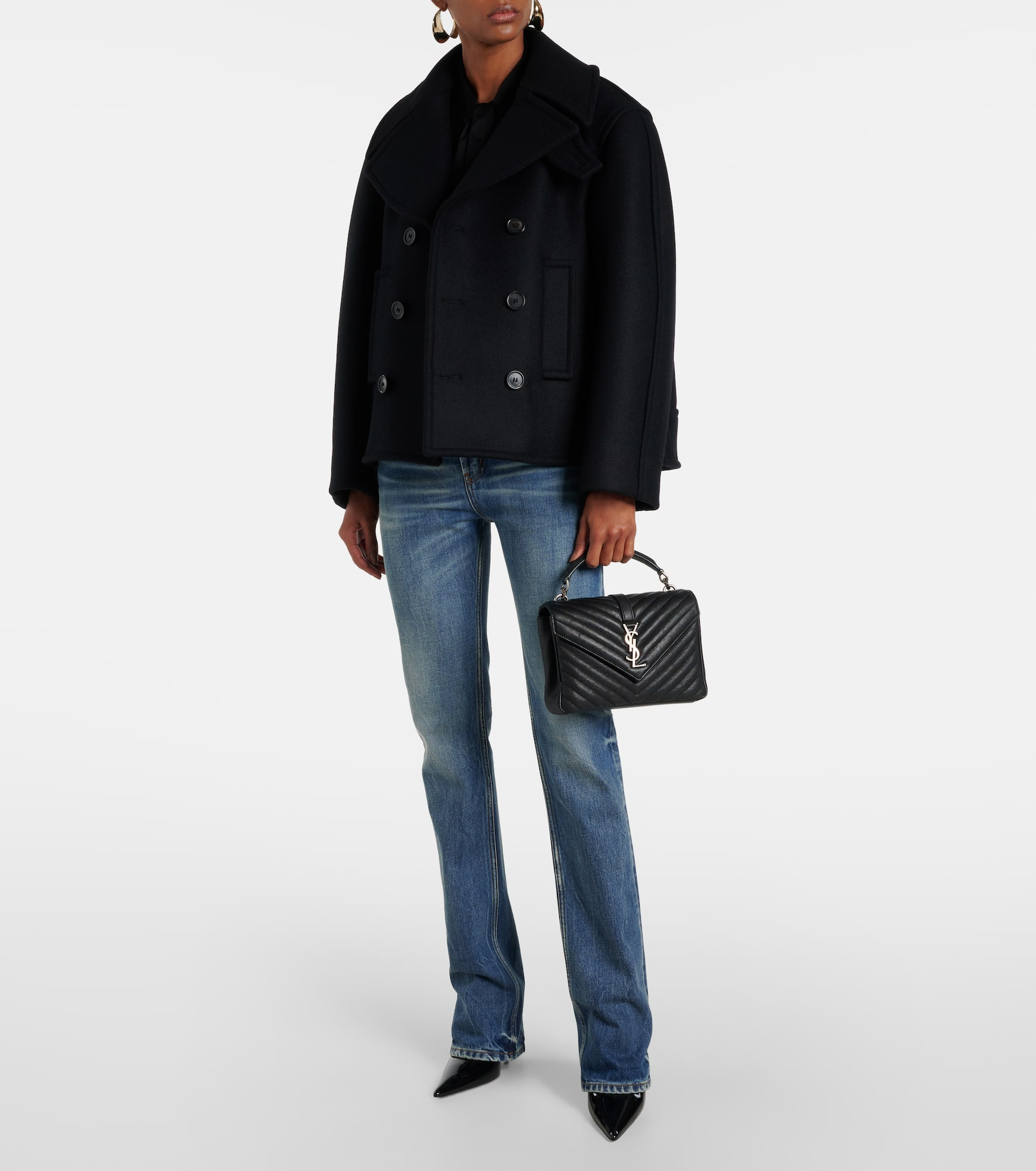 Collège Medium leather shoulder bag - 5