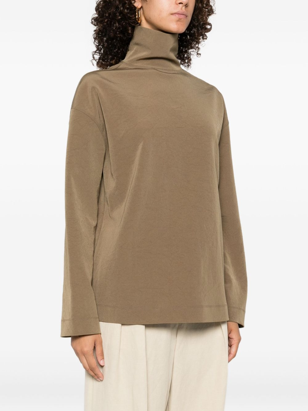 turtleneck long-sleeve top - 3