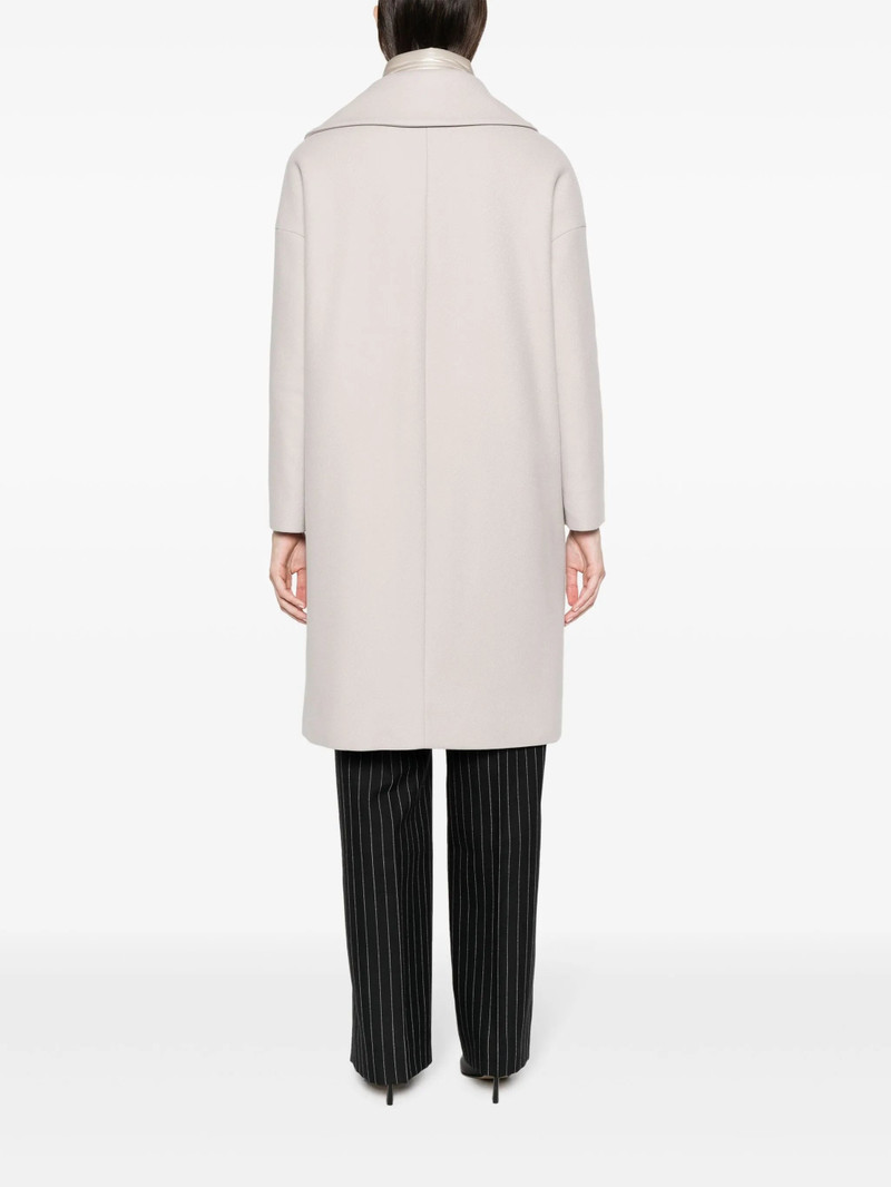 Padded-bib Single-breasted Coat 3