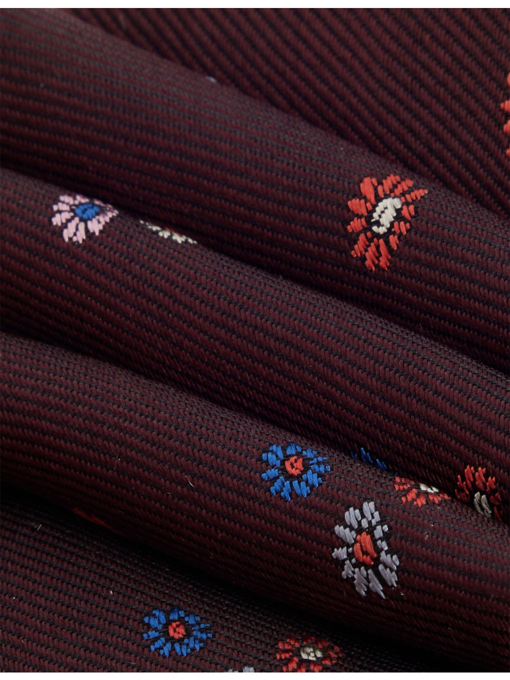 Jacquard-Floral Silk Tie - 2