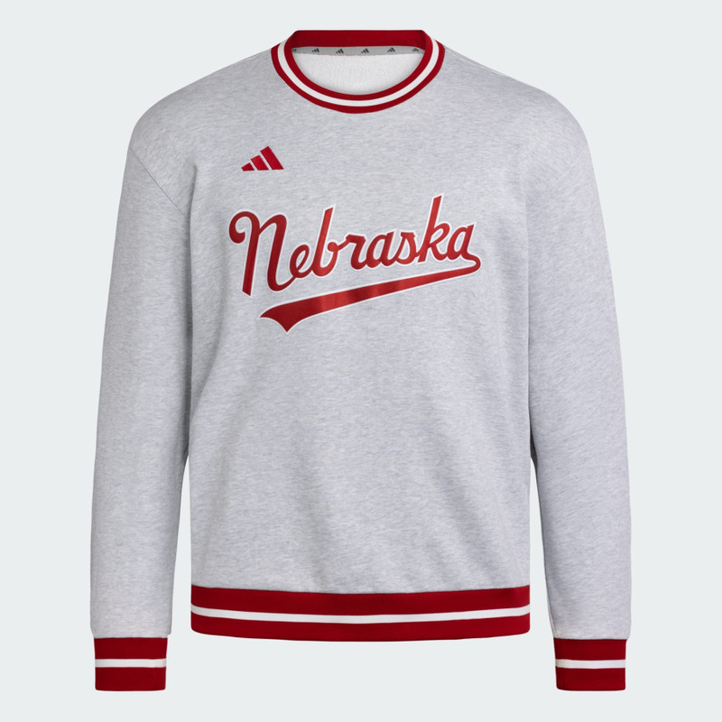 Nebraska Ribbed Crew Sweatshirt 1