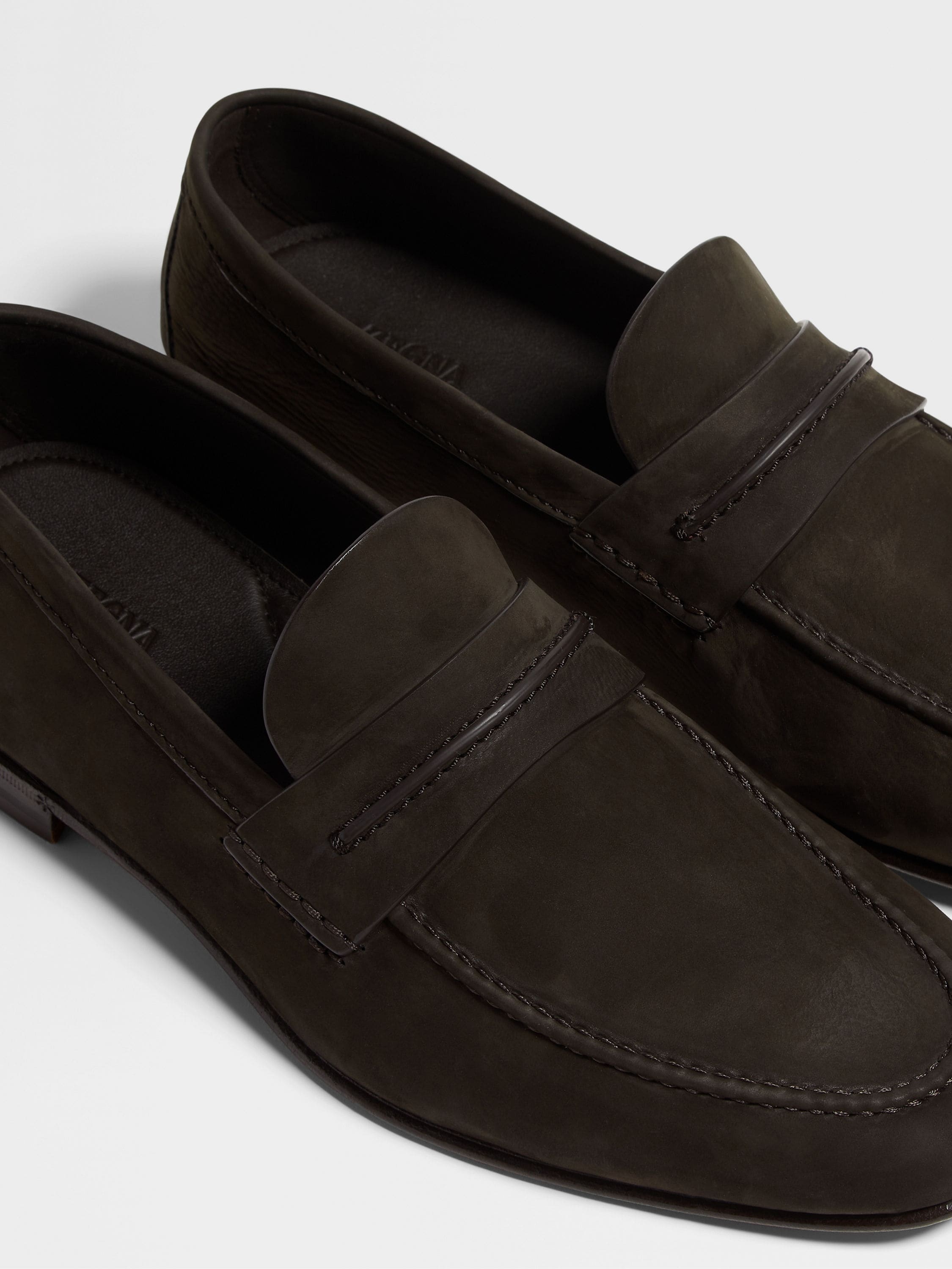 DARK BROWN SECONDSKIN MOCASSIN LOAFER - 4