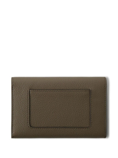 Mulberry Medium Darley Wallet Linen Green Small Classic Grain outlook