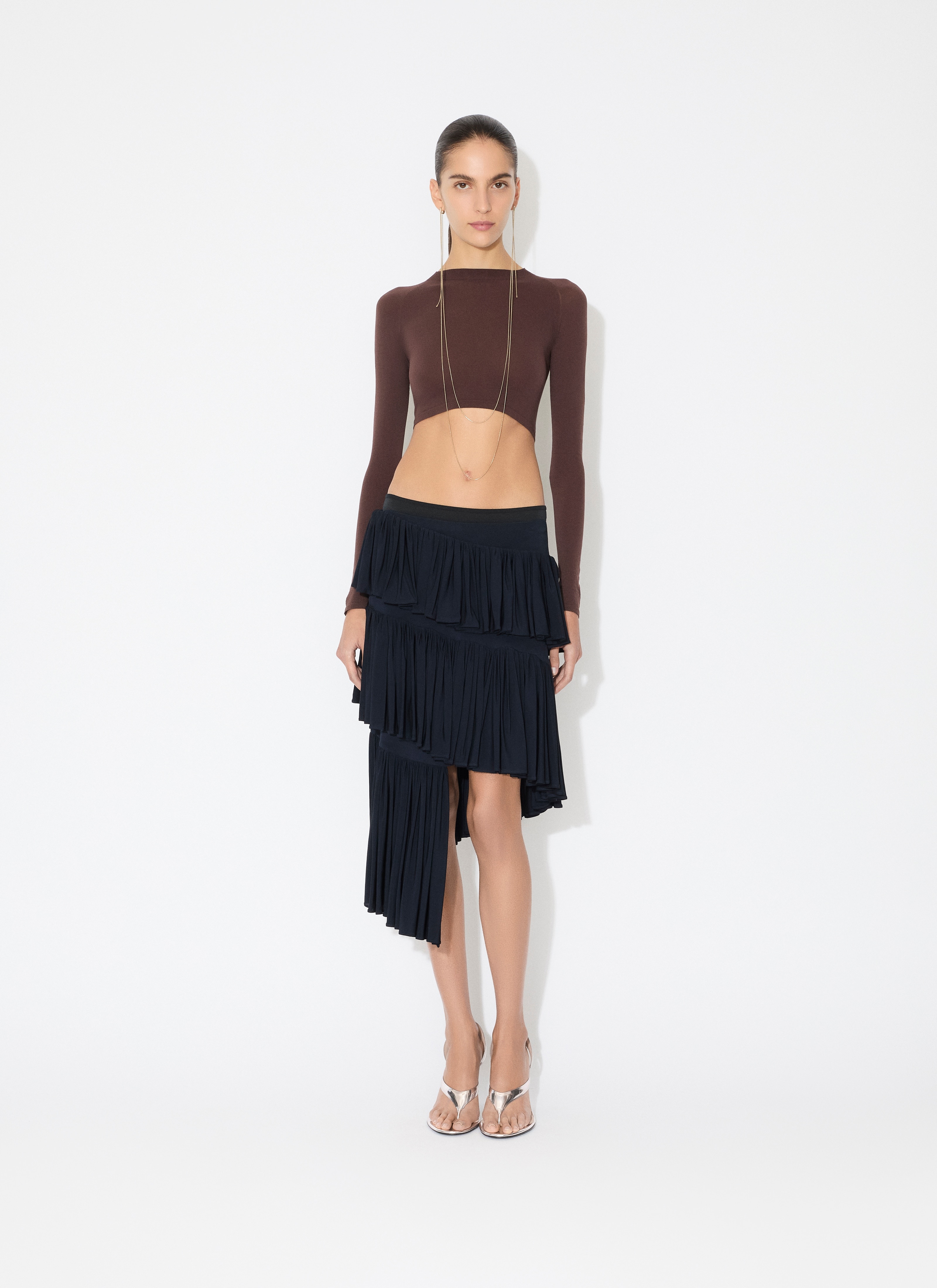 JERSEY SPIRAL SKIRT - 2