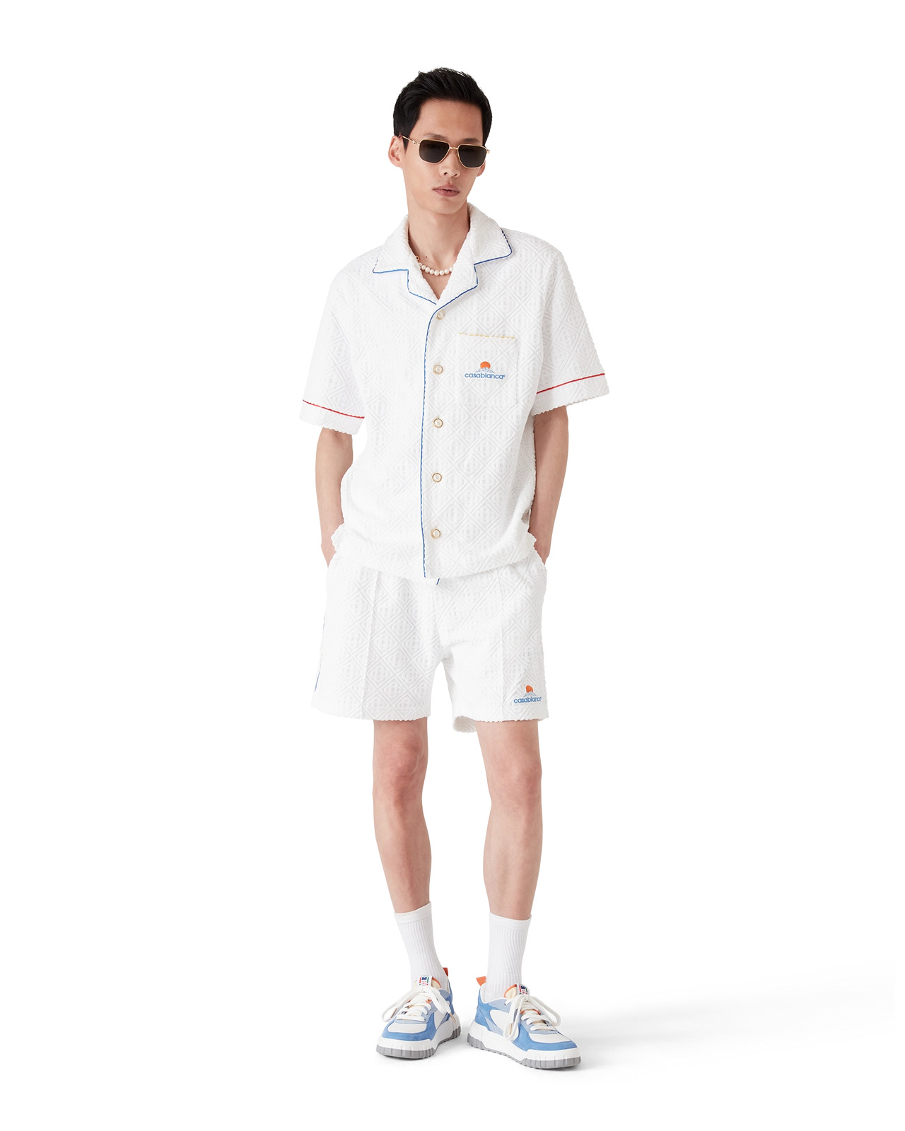 Monogram Towelling Short Sleeve Shirt | Casablanca Paris - 2