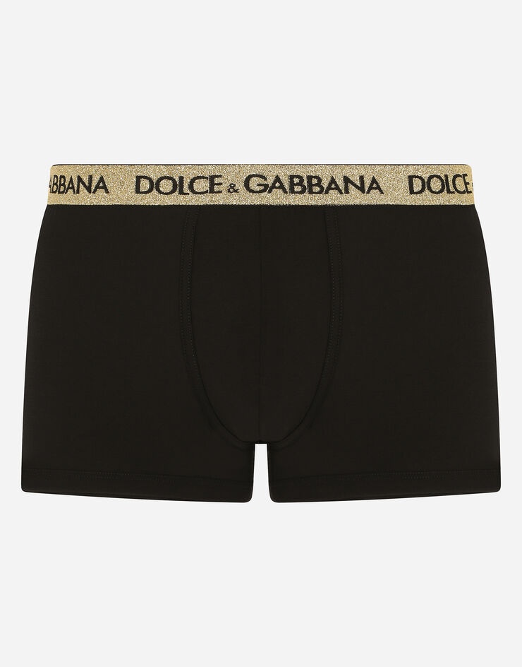 Stretch silk and modal boxers - 1