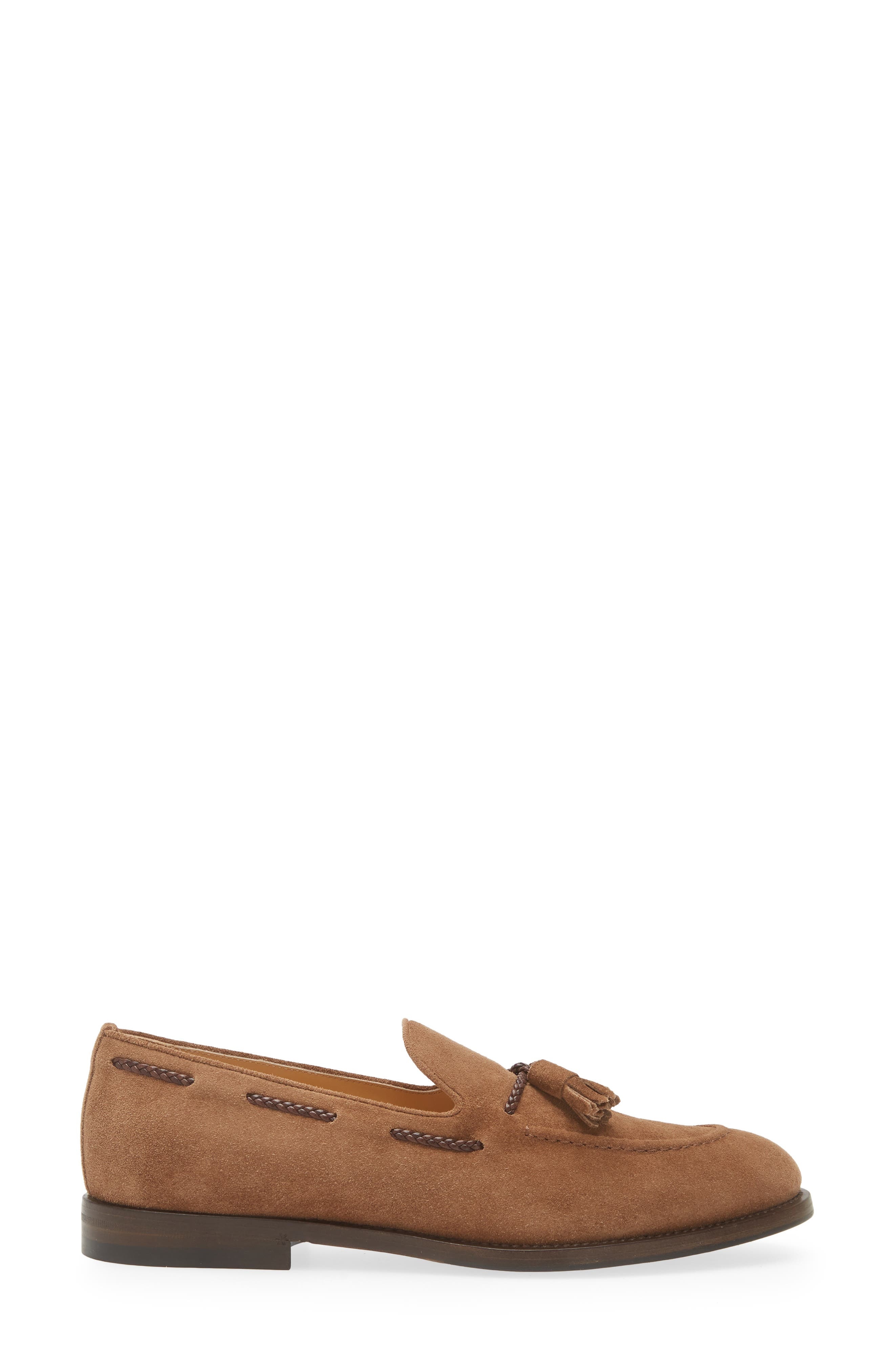 Tassel Detail Suede Loafer - 3