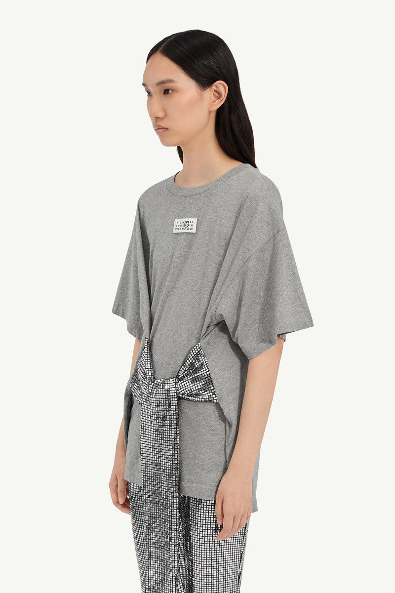 MM6 Maison Margiela Cotton T-shirt with gloves outlook
