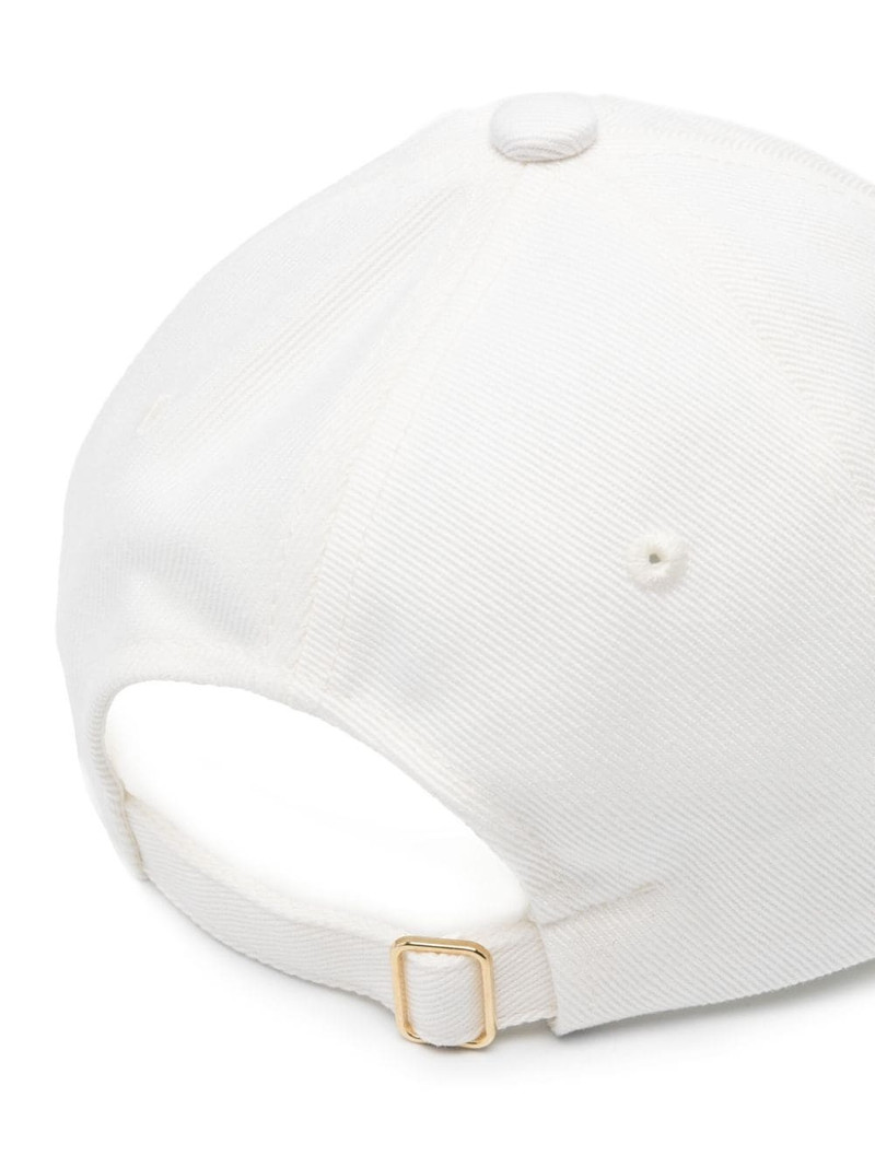 CASABLANCA logo-appliqué baseball cap outlook