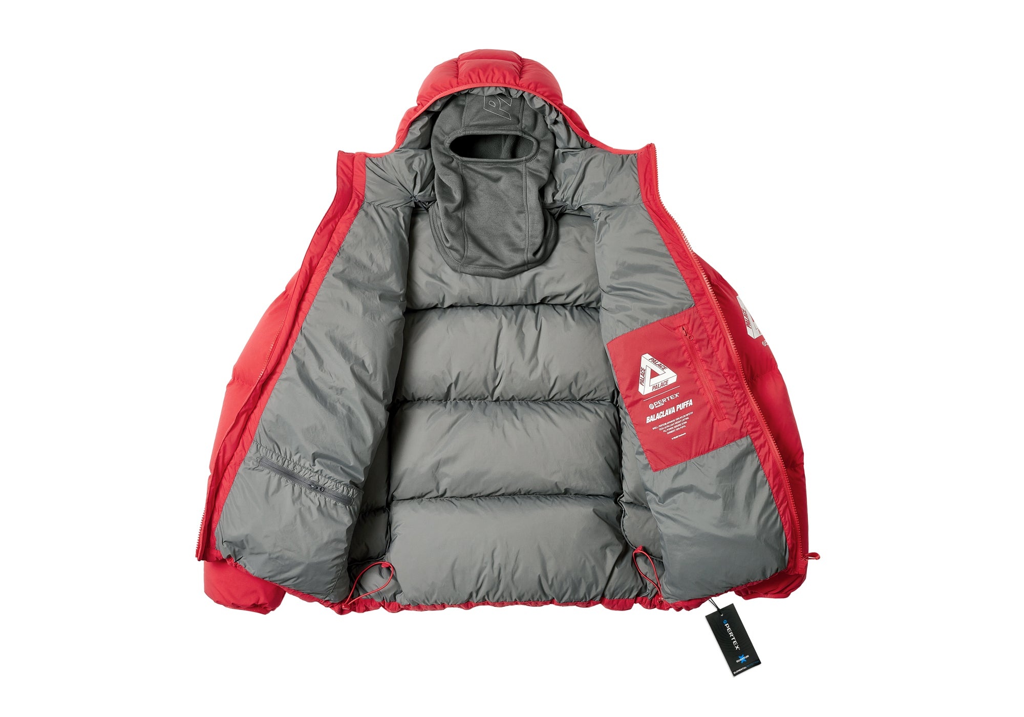 PERTEX MATTE BALACLAVA PUFFA FLAME CARBON - 3