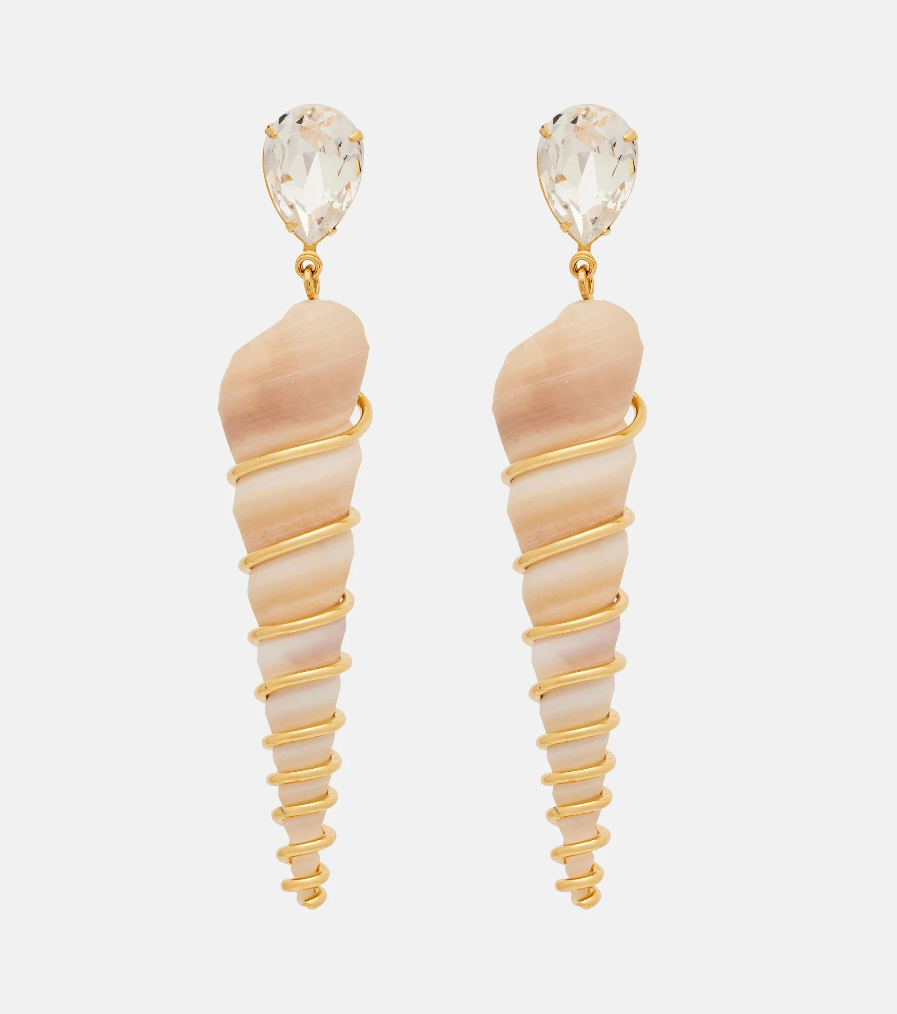Embellished drop earrings - 1