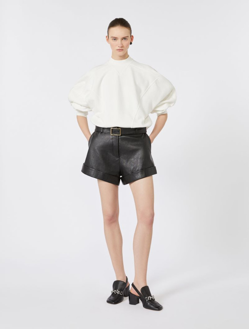 Sportmax Cotton stretch sweatshirt - ivory outlook