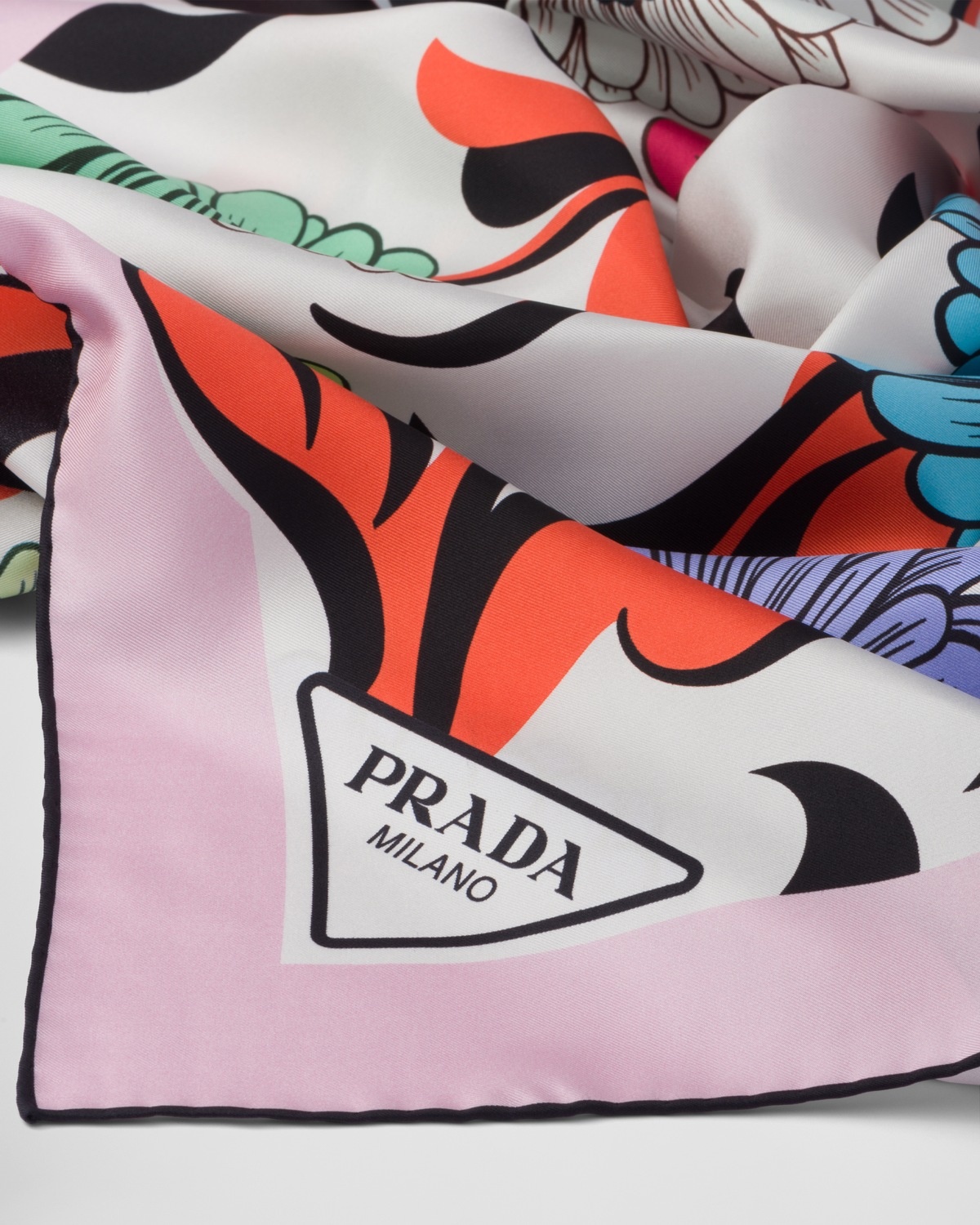 Printed twill scarf - 2