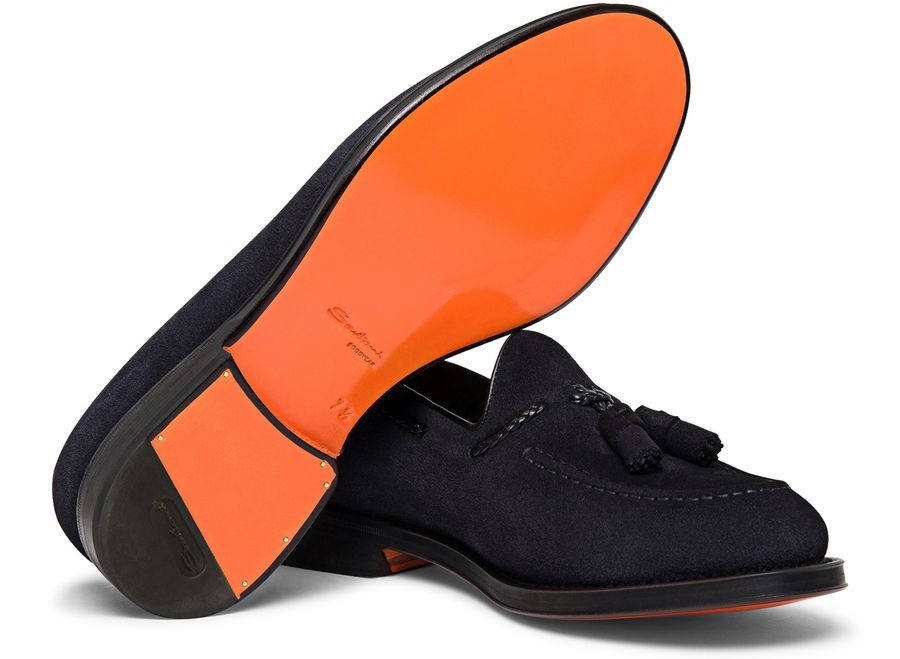 Suede Tassel loafers - 5