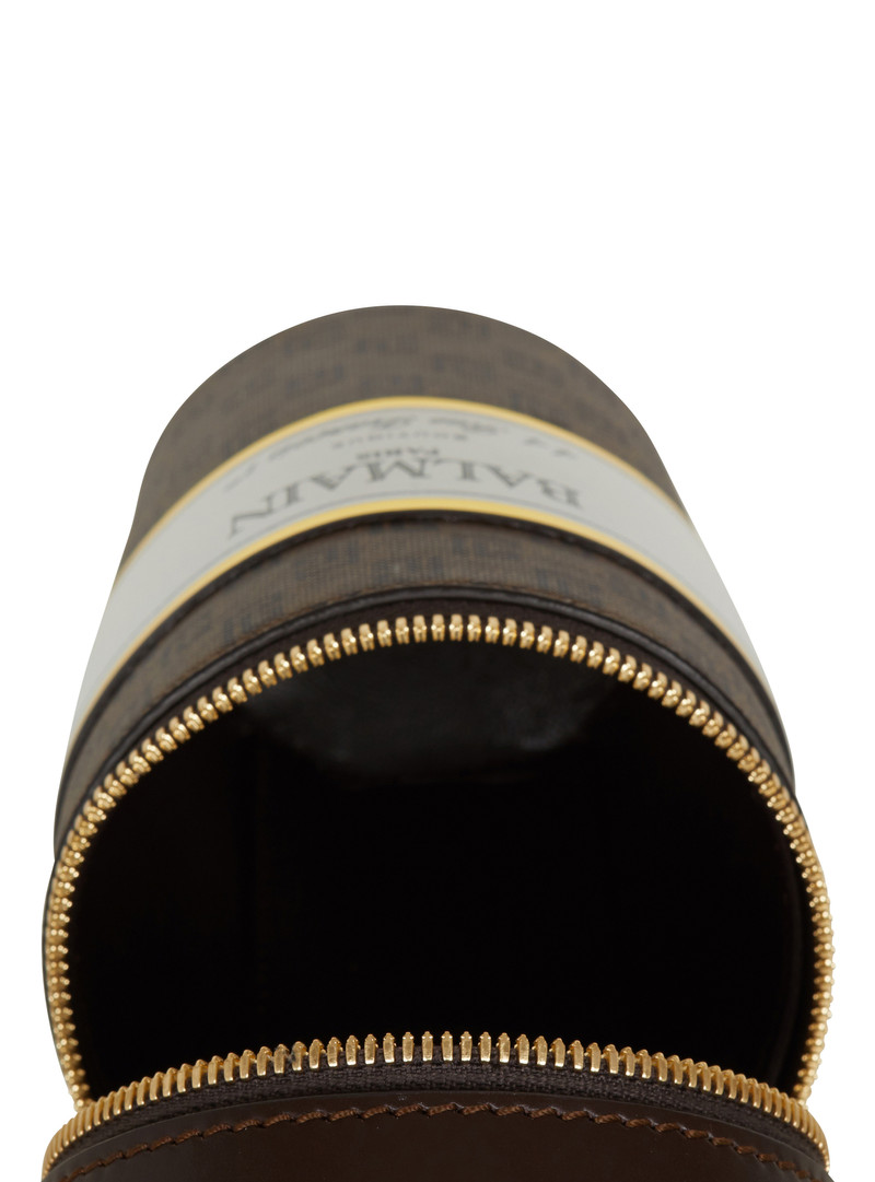Balmain Coffee Cup minaudière in mini monogram canvas outlook