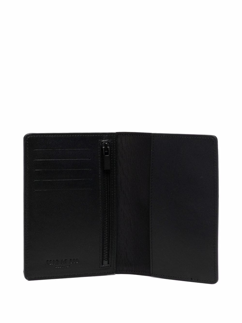 debossed-logo leather wallet - 3