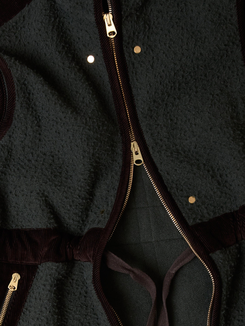 Green Casentino Fleece Gilet 4