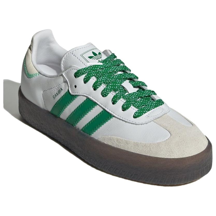 (WMNS) adidas Sambae 'Cloud White Green' IE9105 - 3