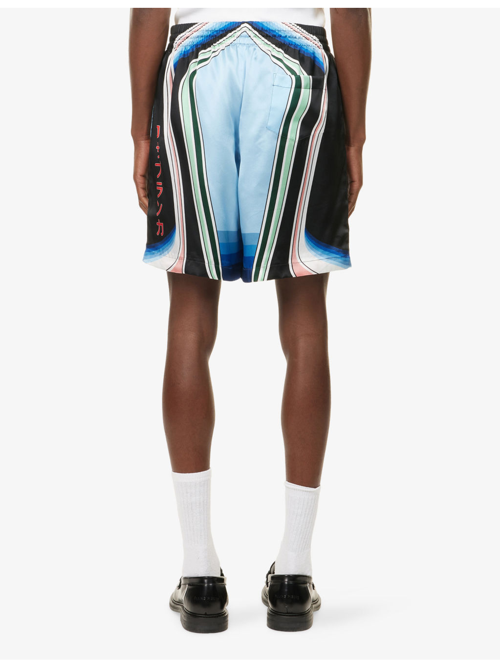 Relaxed-Fit Logo Silk Shorts - 4