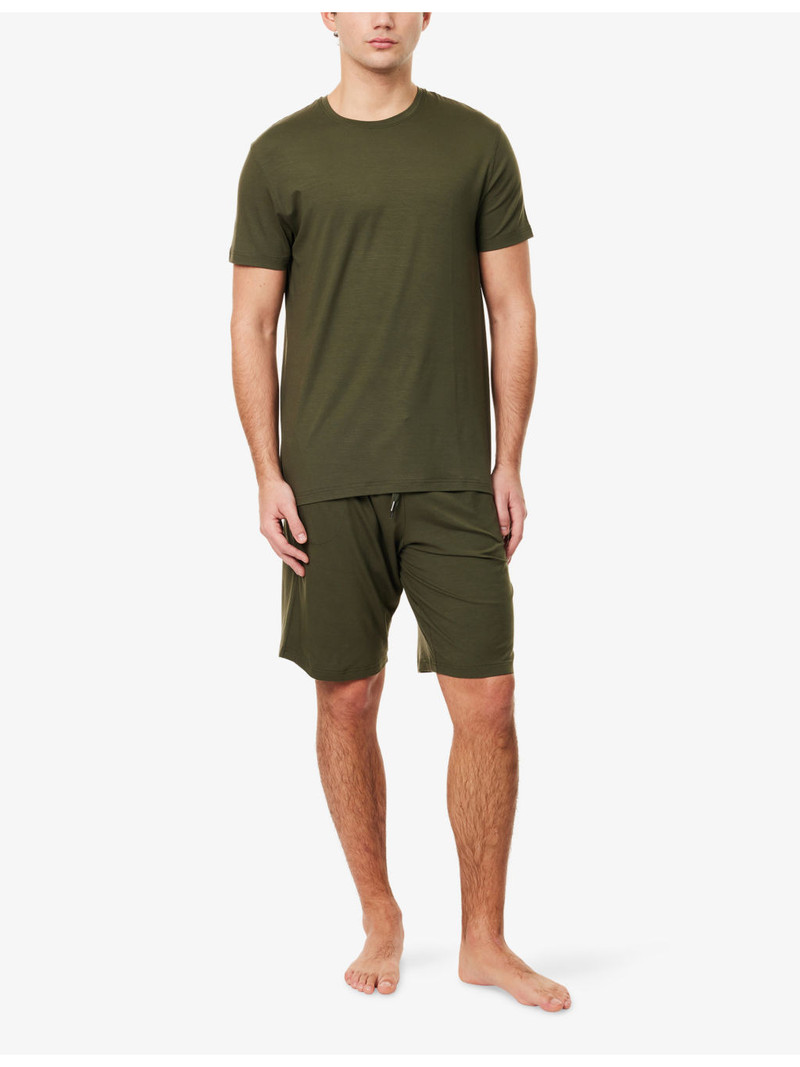 Derek Rose Basel Modal-Jersey Lounge Shorts outlook