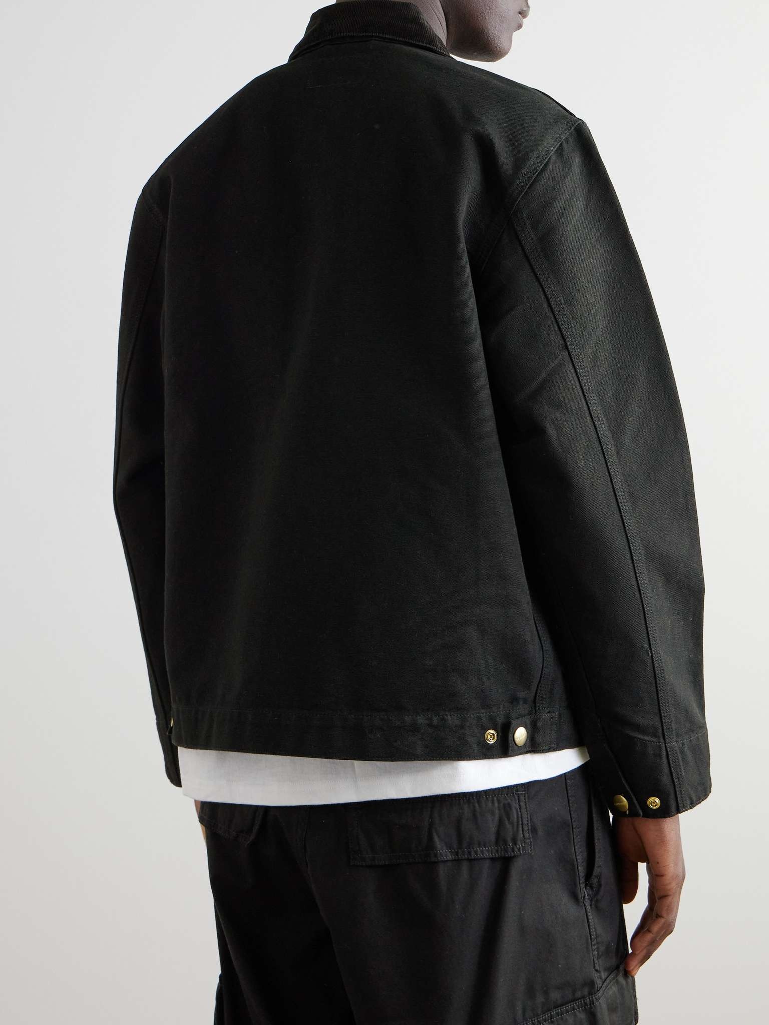 Detroit Corduroy-Trimmed Organic Cotton-Canvas Jacket - 4
