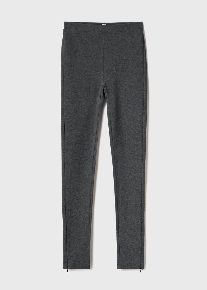 Totême Toteme Zippered Cuffs Leggings In Grey