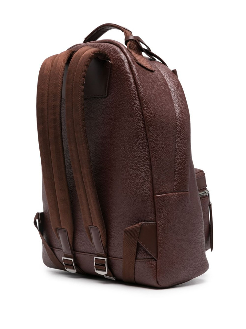 coated-finish zipped backpack 3