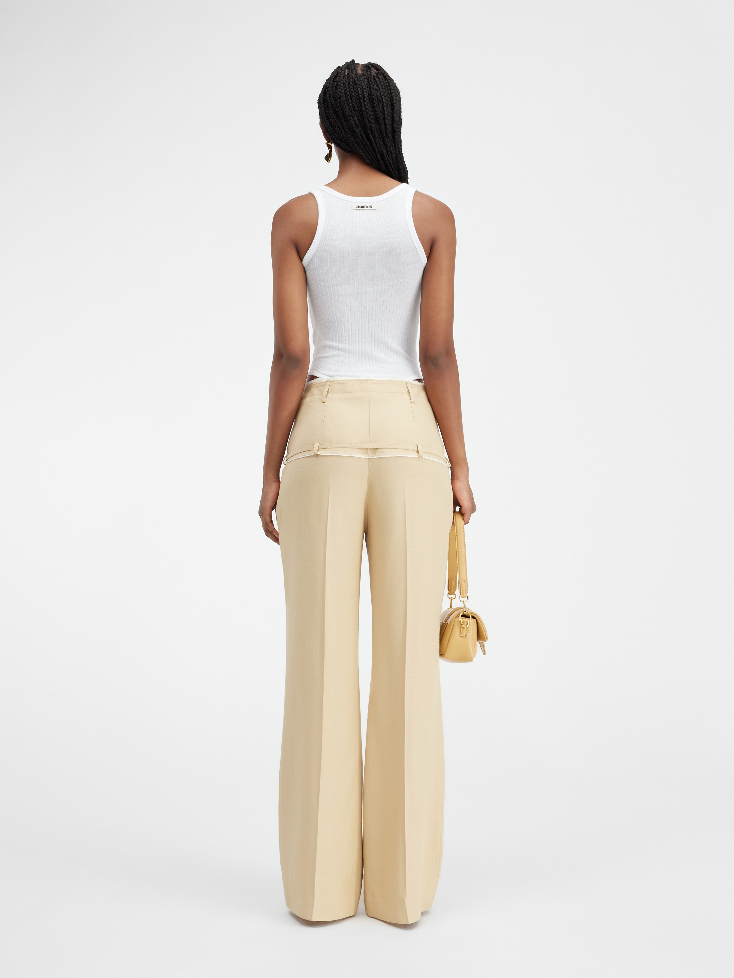 【23AW NEW】JACQUEMUS_woman / Criollo ワイドレッグ パンツ 23AW NEW】JACQUEMUS_woman / Criollo ワイドレッグ パンツ