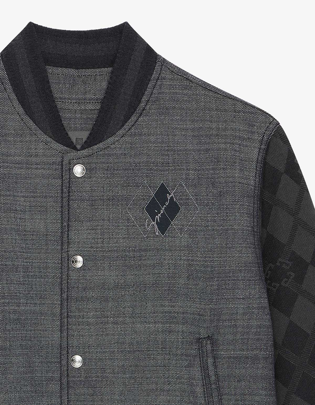 Givenchy Blue Monogram 72 Varsity Jacket - 4