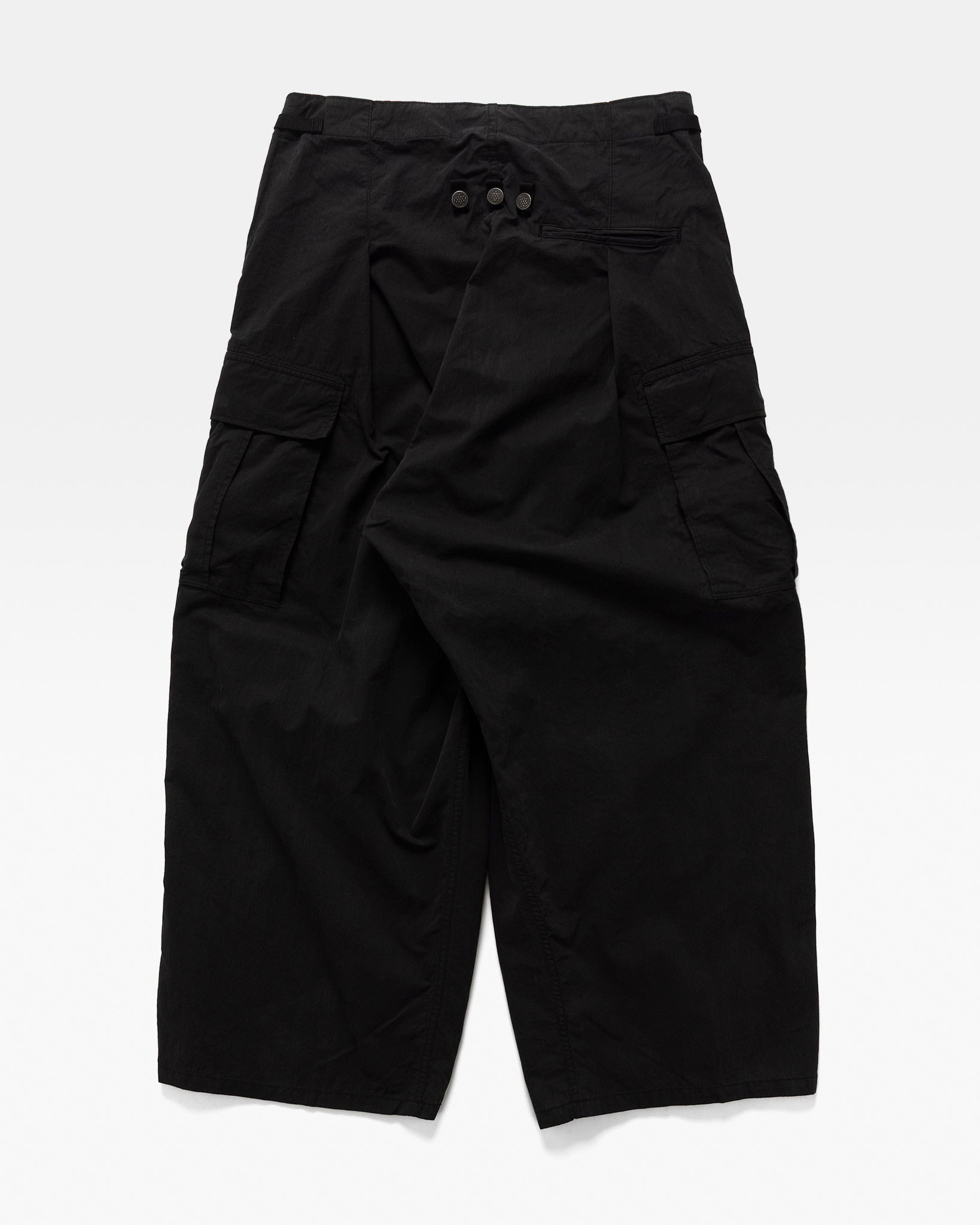 Rip Stop JUMBO Cargo Pants Black - 5