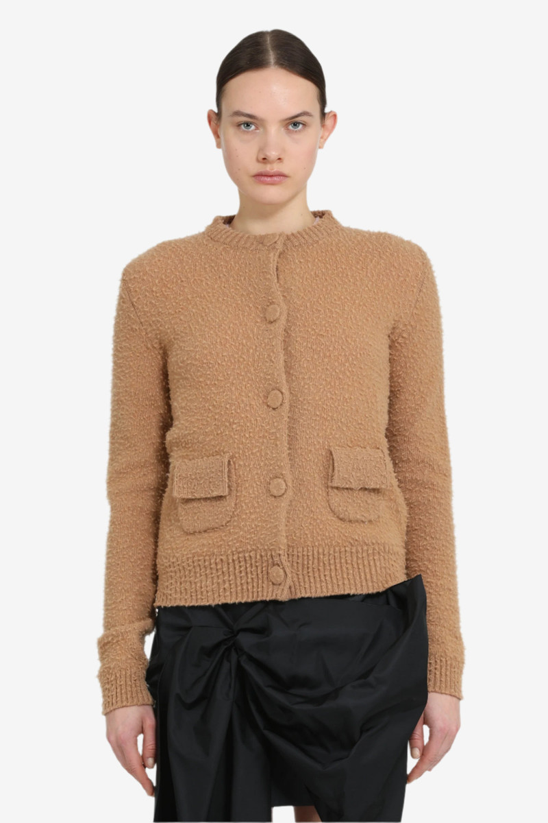 CREW NECK CARDIGAN WITH POCKETS 1